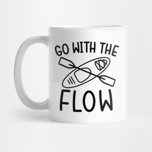 Go With The Flow Kayaking Camping Mug